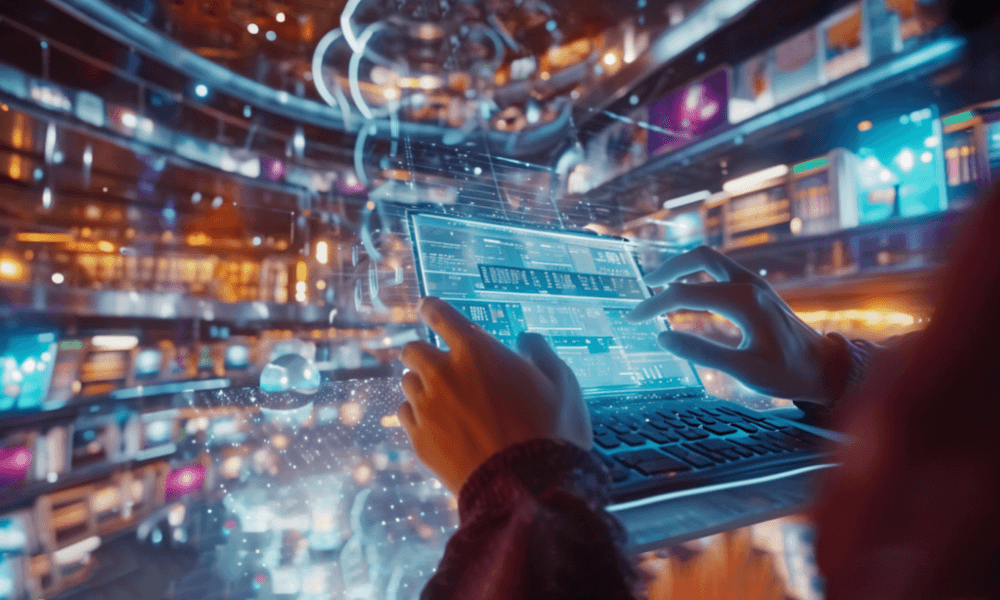 Perspectiva futurista do estilo de vida dos nômades digitais representando uma mídia sem cookies Foto: freepik